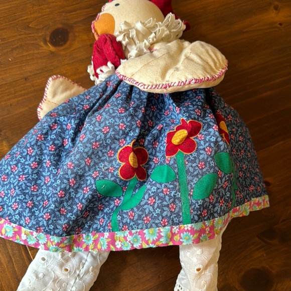 Hand Crafted Fabric Chicken Decor - Picture 3 of 4